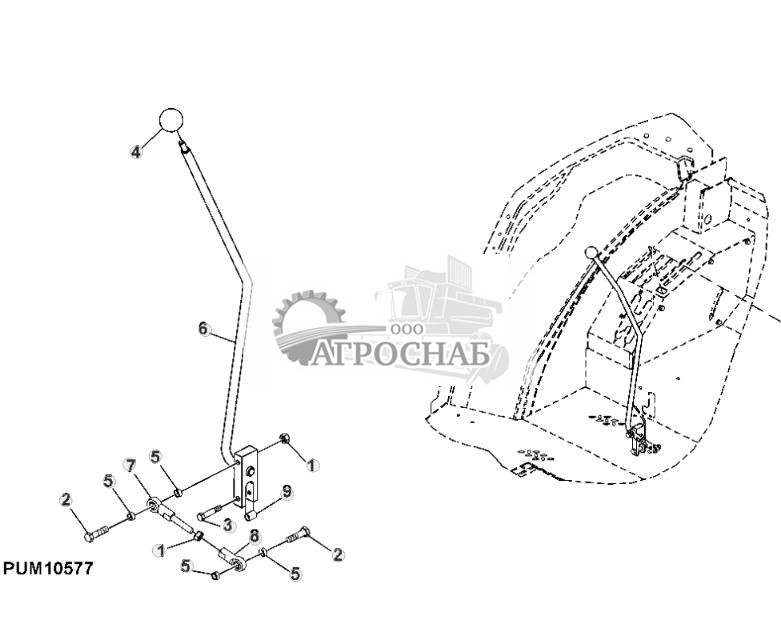 РЫЧАГ ПЕРЕКЛЮЧЕНИЯ ПЕРЕДАЧ ТРАНСМИССИИ, МУФТА ПЕРЕКЛЮЧЕНИЯ - ST305294 485.jpg